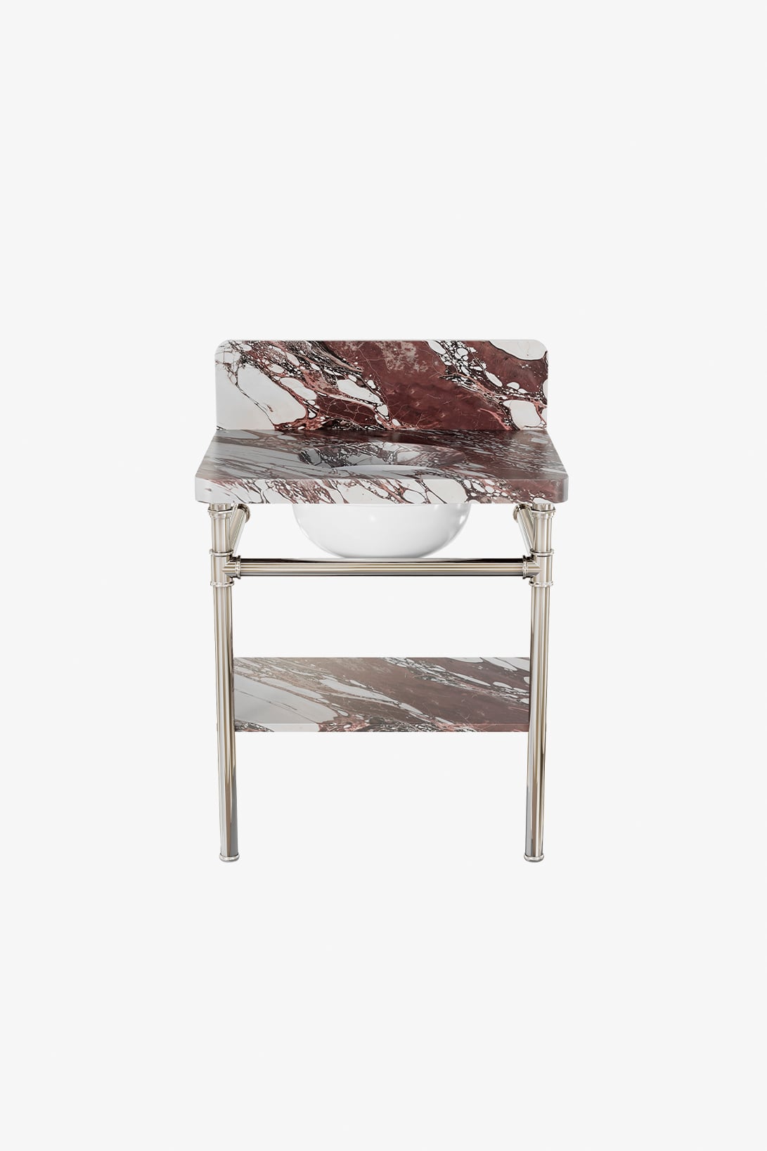 Henry Metal Round Single Two Leg Washstand 29