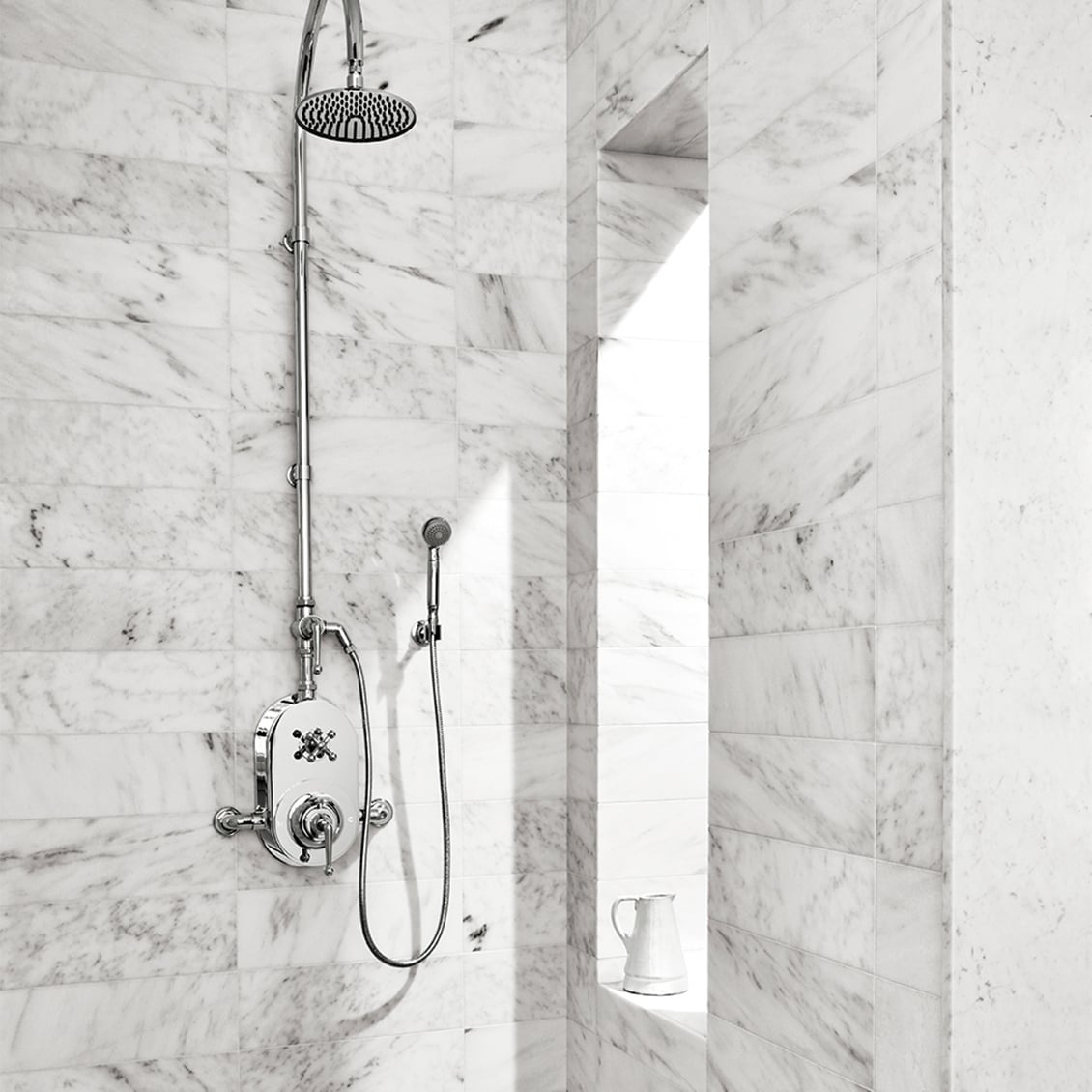 Discover Dash Exposed Thermostatic Shower System with 8