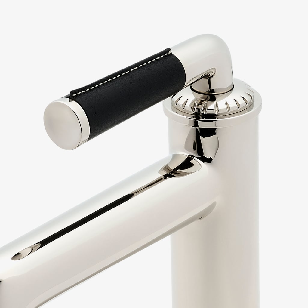 Henry Chronos One Hole Lavatory Faucet with Leather Lever Handle