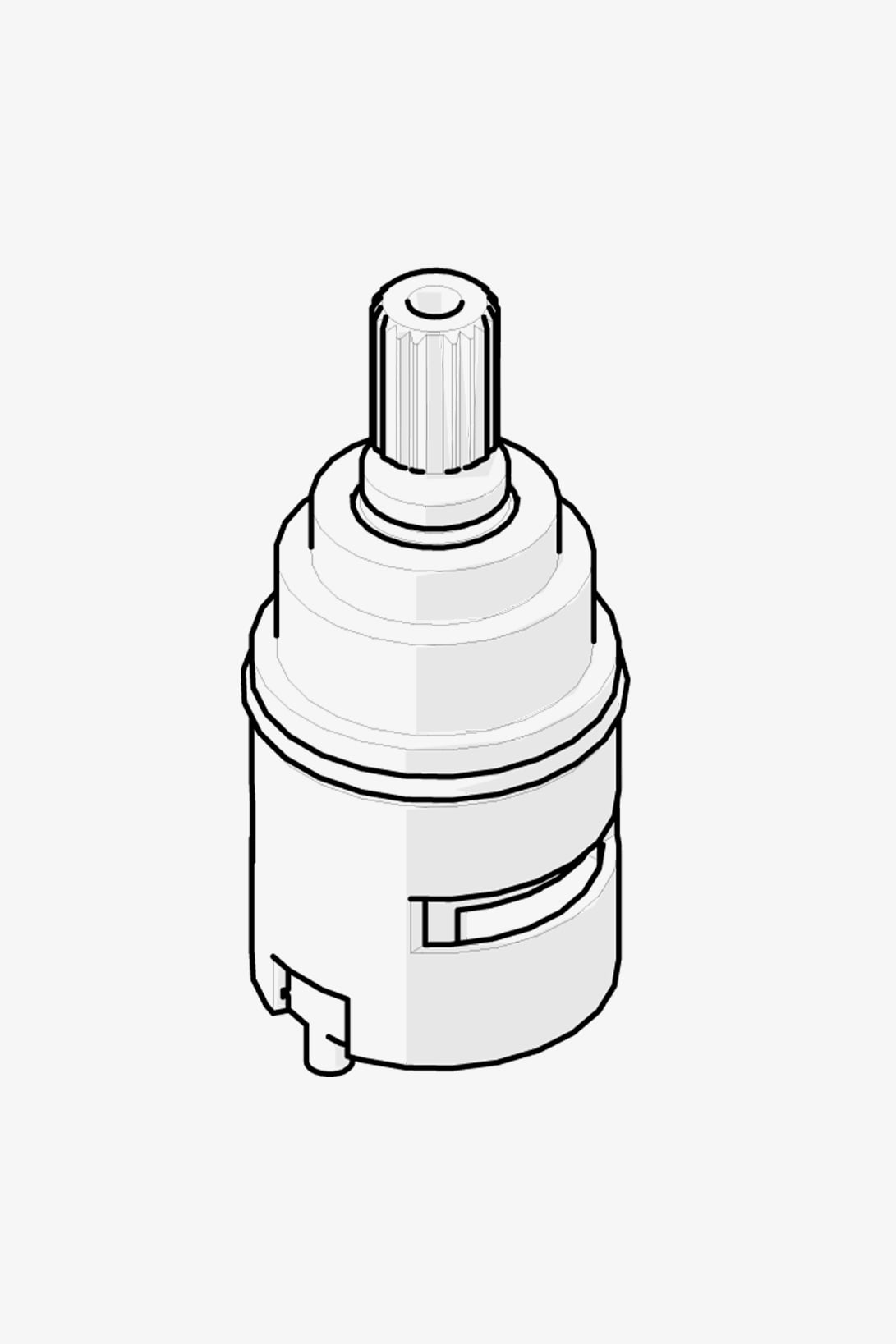流木【2755.7261.2572.2718】 Service Parts Cartridge, Progressive C22, Short Stem, RTC, Quarter