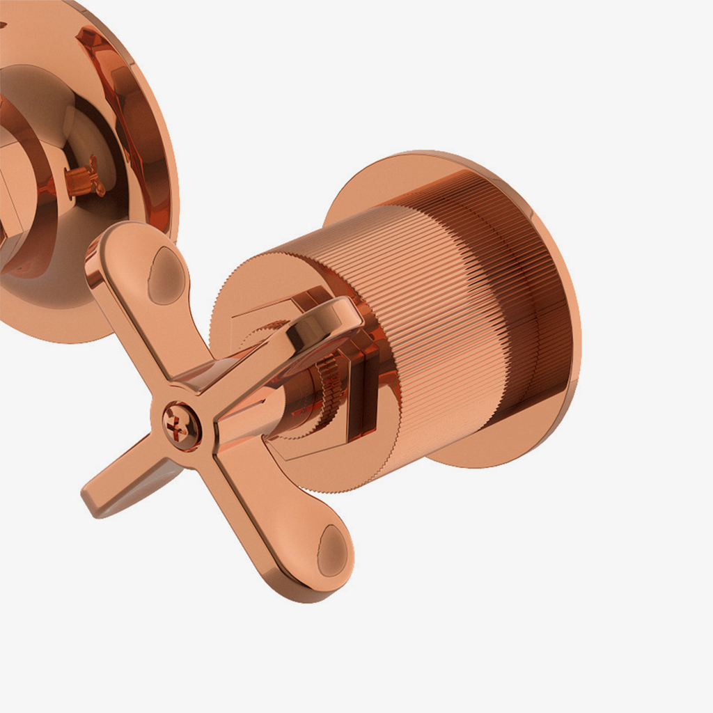 チョンウジン Half ChairOp.1(引出し付) ウォルナット Henry Wall Mounted Lavatory Faucet with Coin Edge Cross Handles