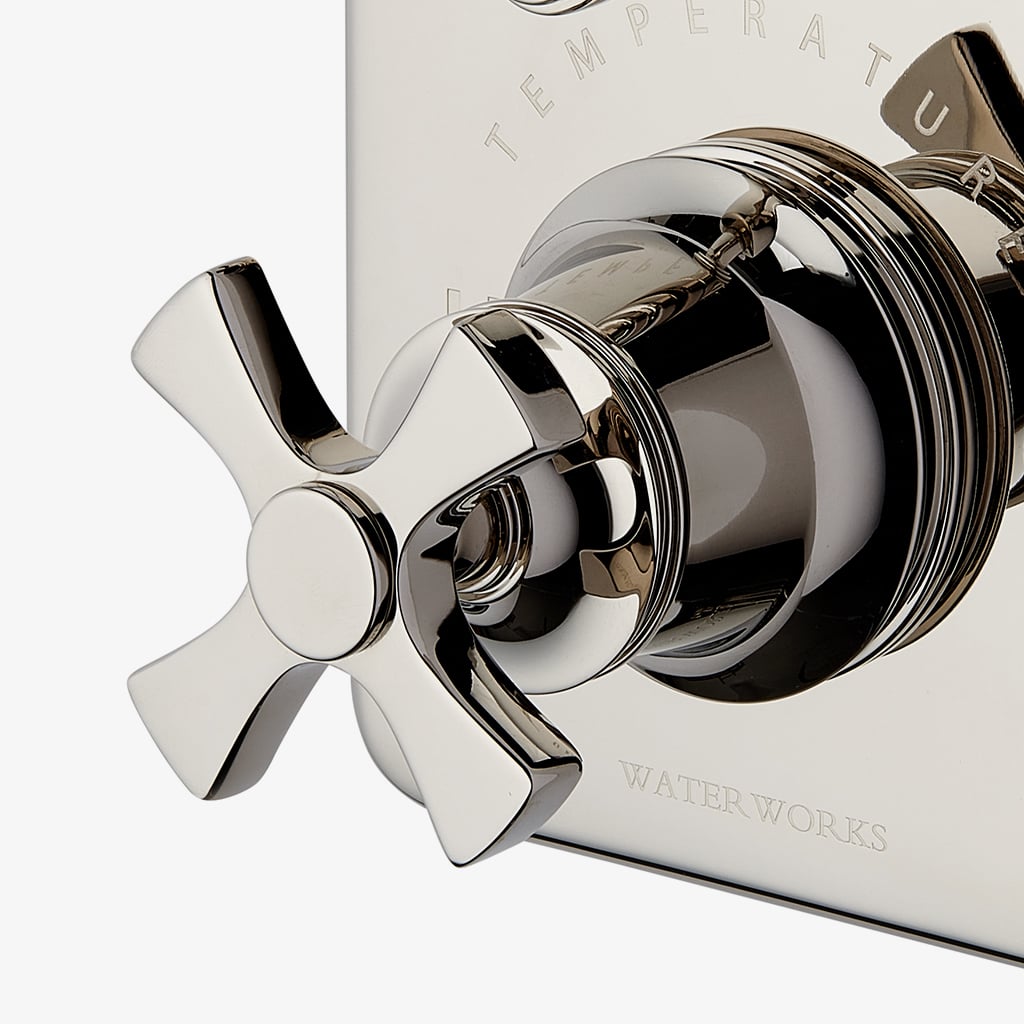 To_r様 シャワーズ Transit Integrated Thermostatic and Diverter Trim with Cross Handle