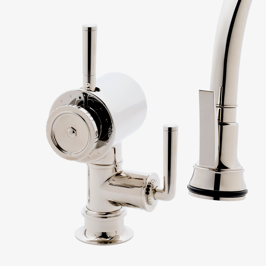 Henry Chronos Double Gooseneck Integrated Pull Spray Kitchen