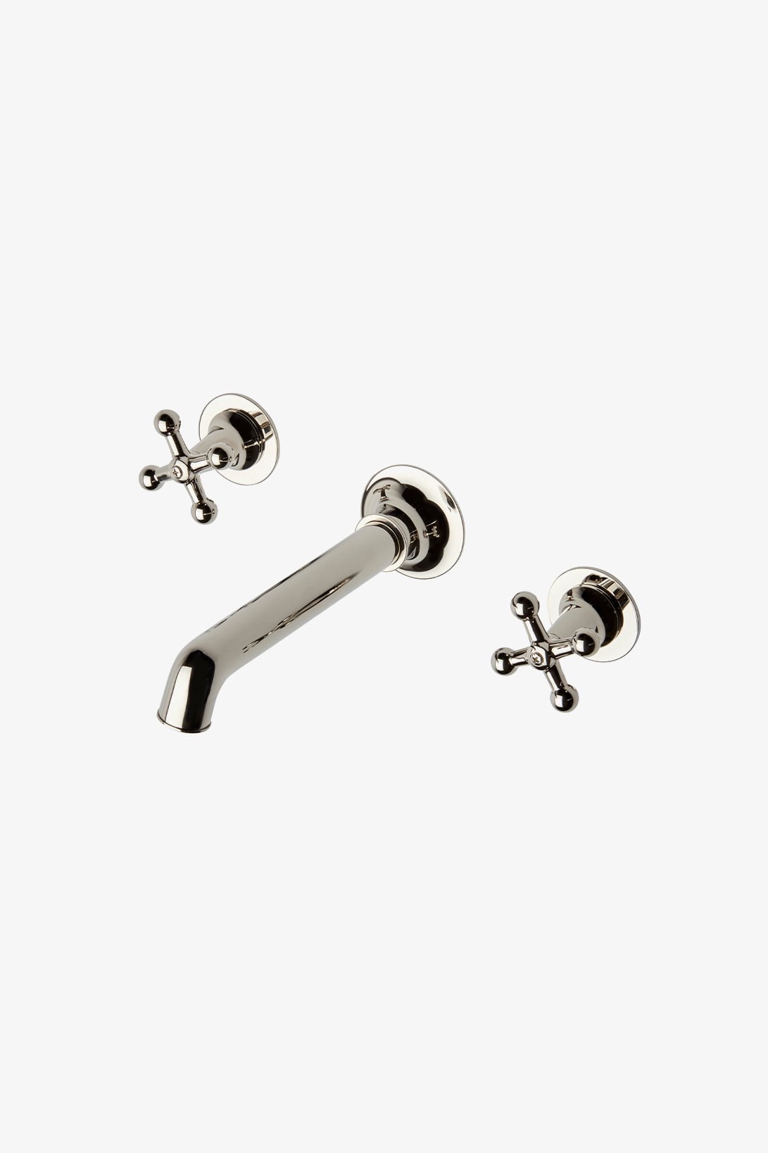 Discover Dash Three Hole Wall Mounted Lavatory Faucet with Metal