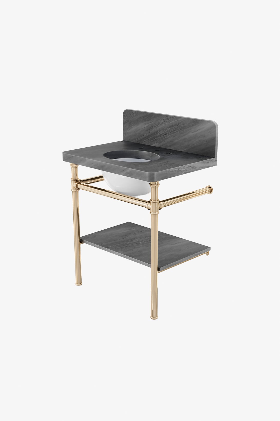 Henry Metal Round Single Two Leg Washstand 29