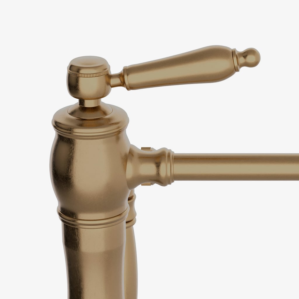 Discover Julia One Hole High Profile Kitchen Faucet, Metal Lever