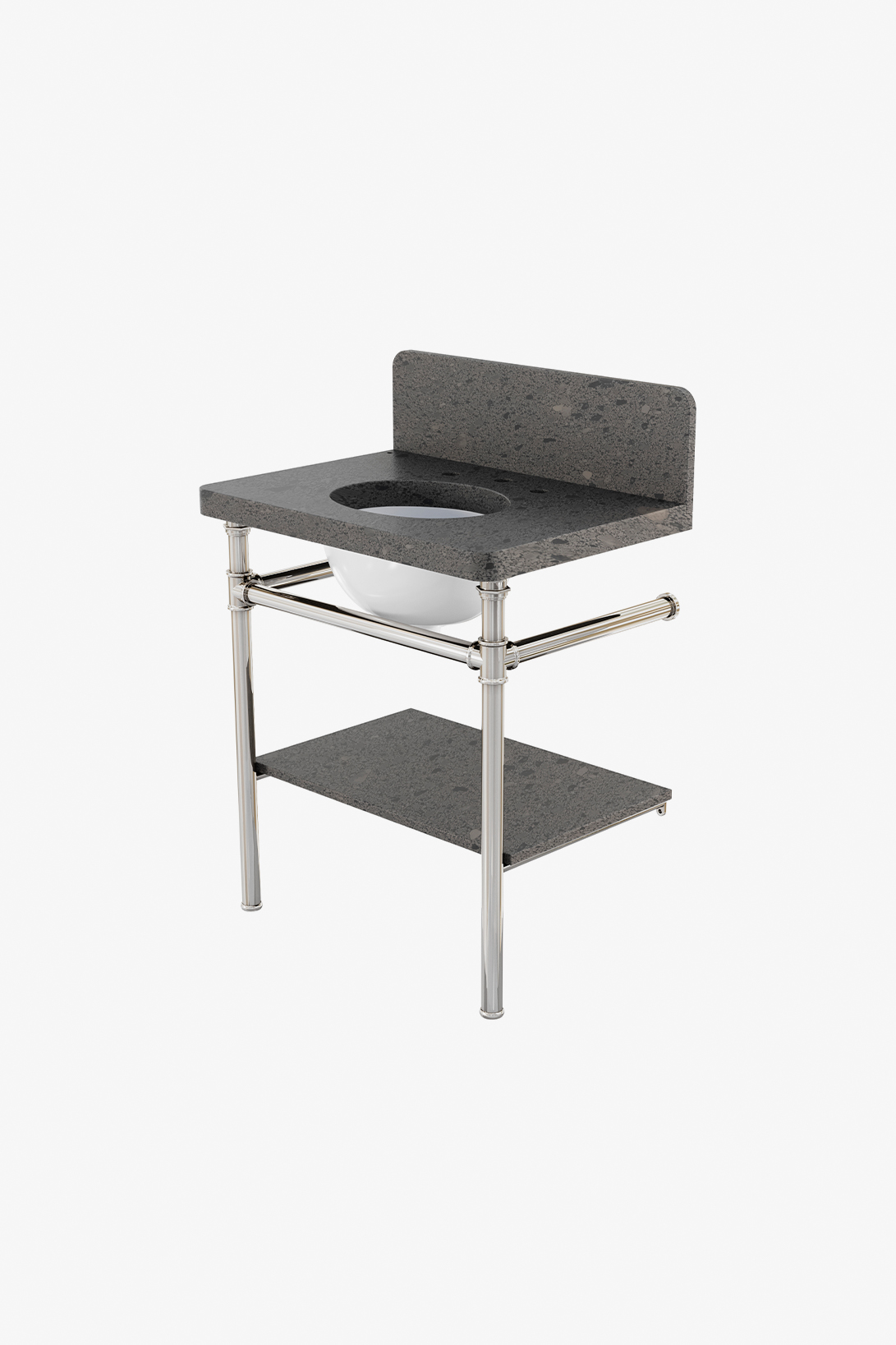 Henry Metal Round Single Two Leg Washstand 29