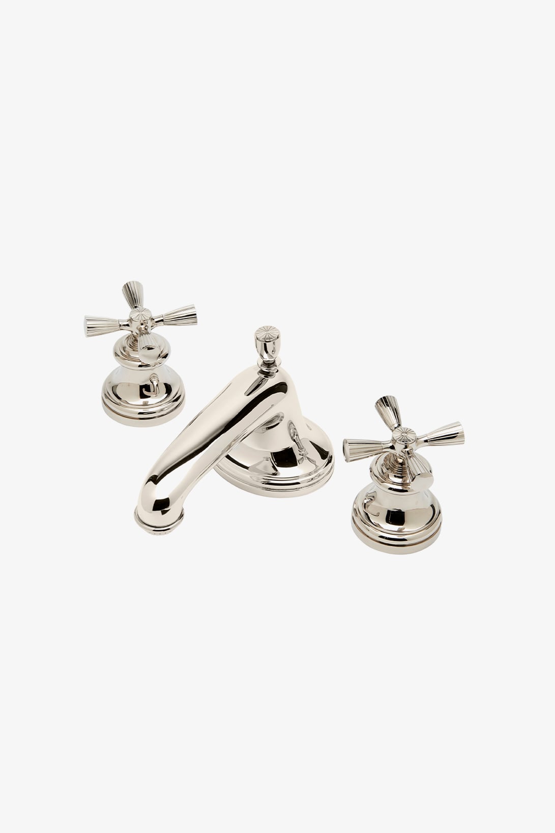 Discover Foro Low Profile Three Hole Deck Mounted Lavatory Faucet