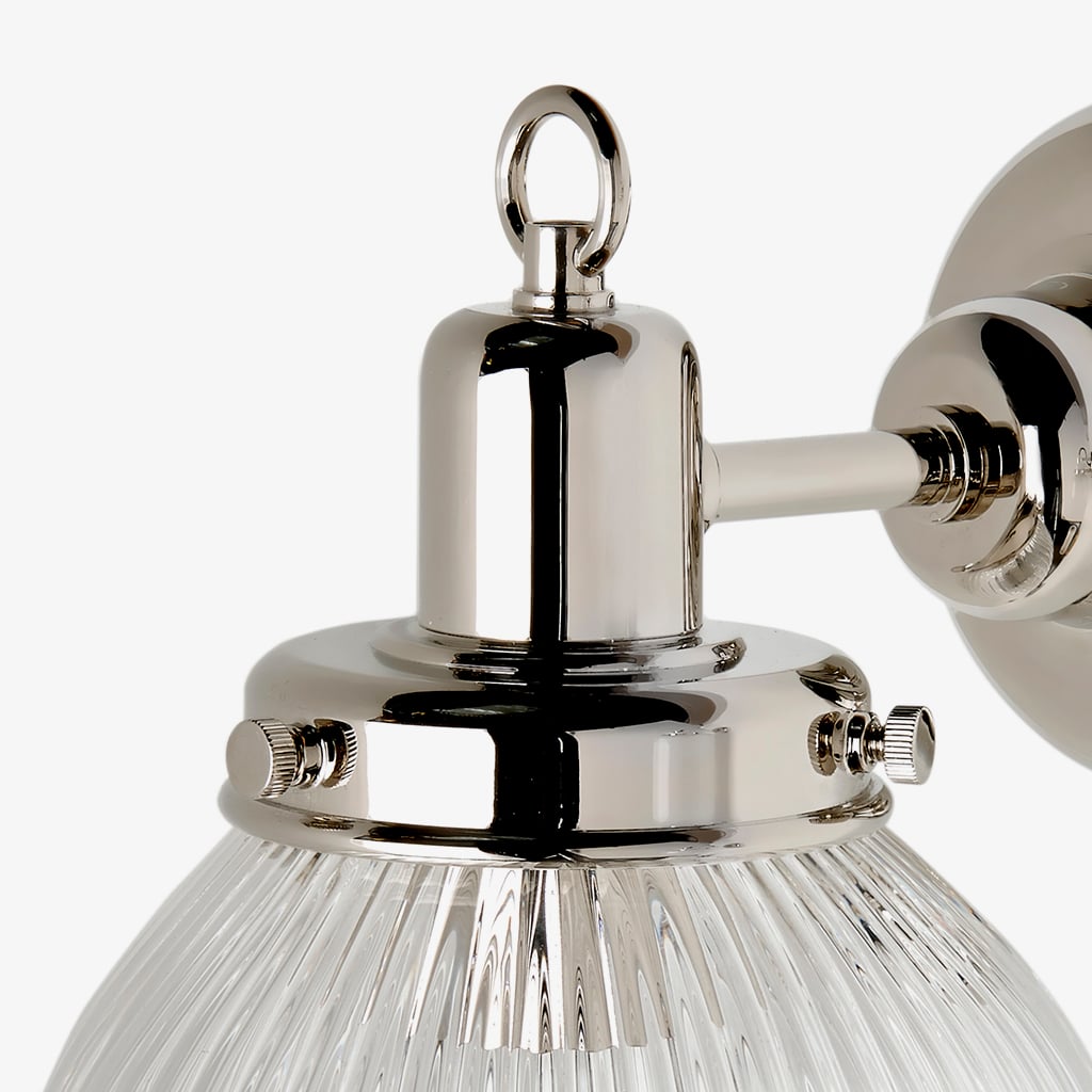 Discover Aurora Wall Mounted Single Arm Sconce with Glass Shade Online