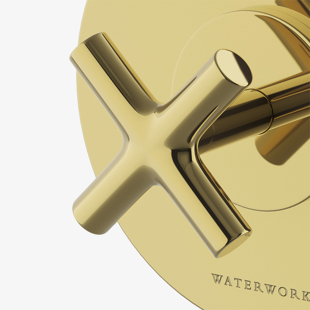 Discover Flyte Thermostatic Control Valve Trim with Metal Cross