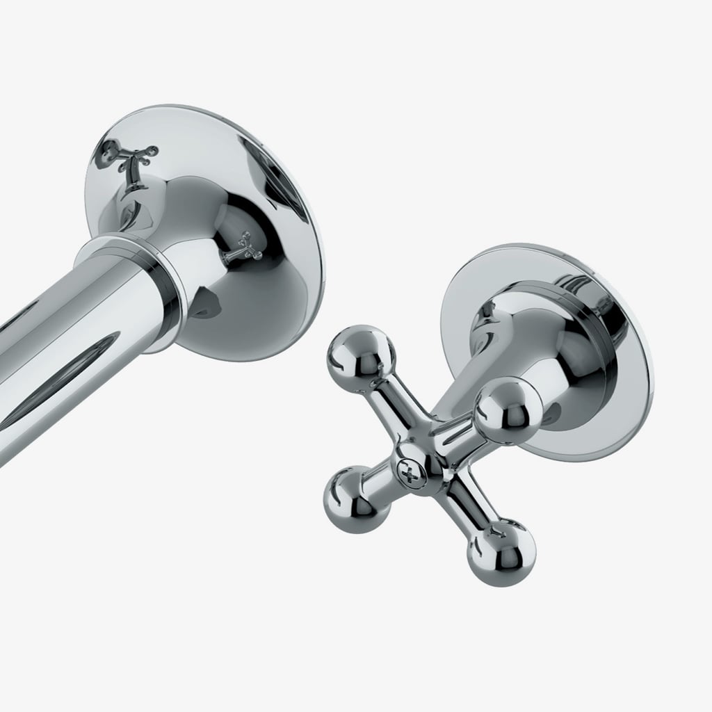 Discover Dash Three Hole Wall Mounted Lavatory Faucet with Metal