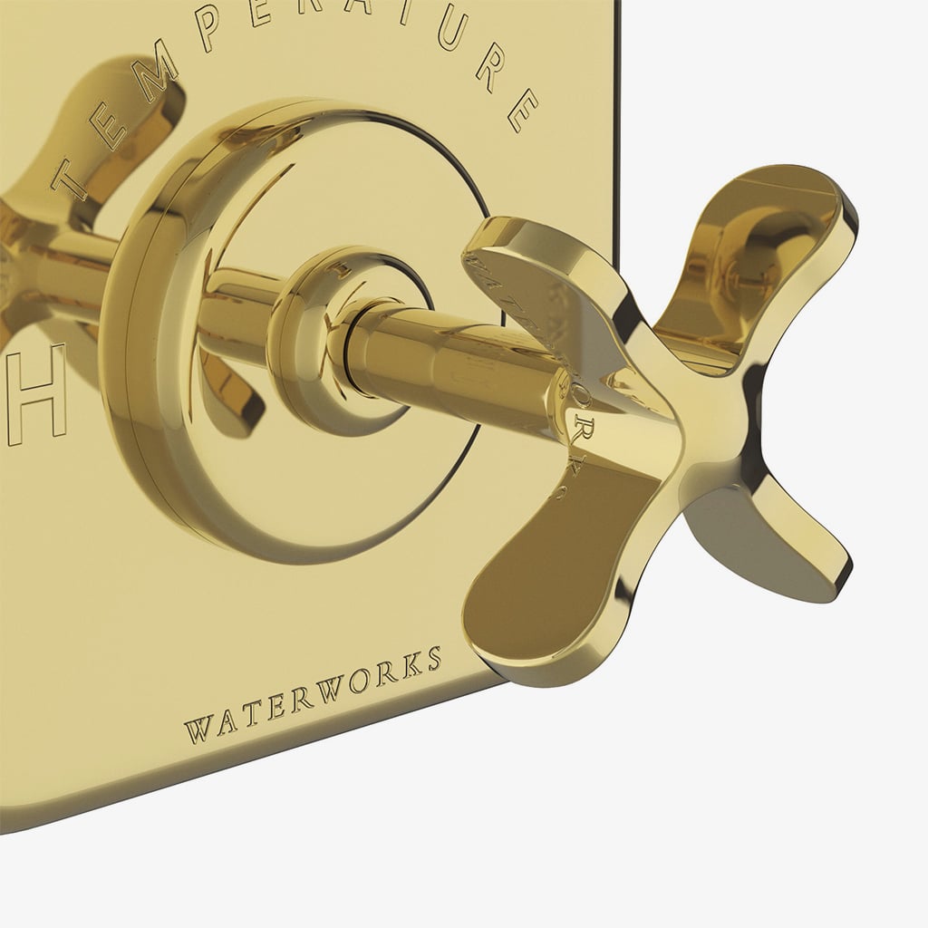 Ludlow Integrated Thermostatic and Diverter Valve Trim with Cross