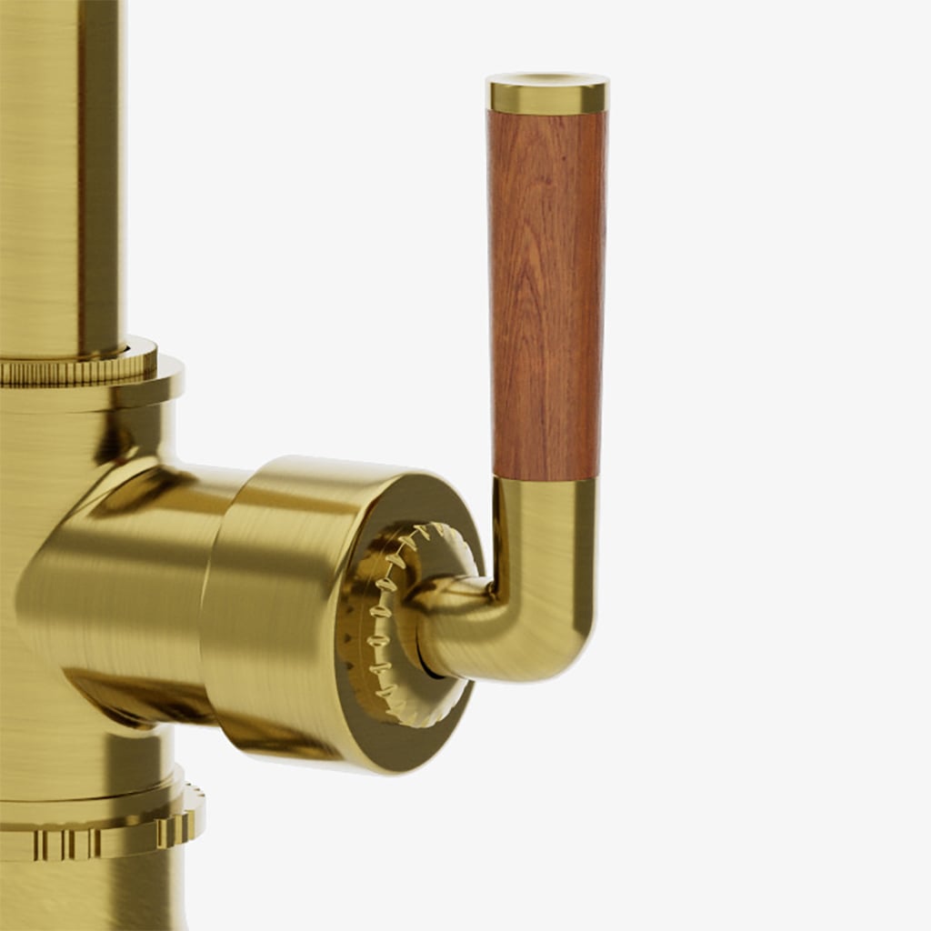 Henry Chronos Mid-Size Gooseneck Integrated Pull Spray Kitchen