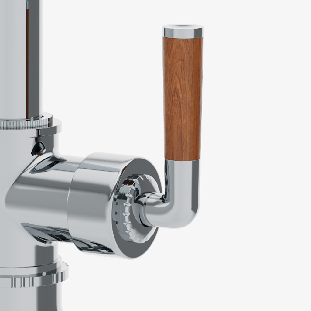 Henry Chronos Mid-Size Gooseneck Integrated Pull Spray Kitchen