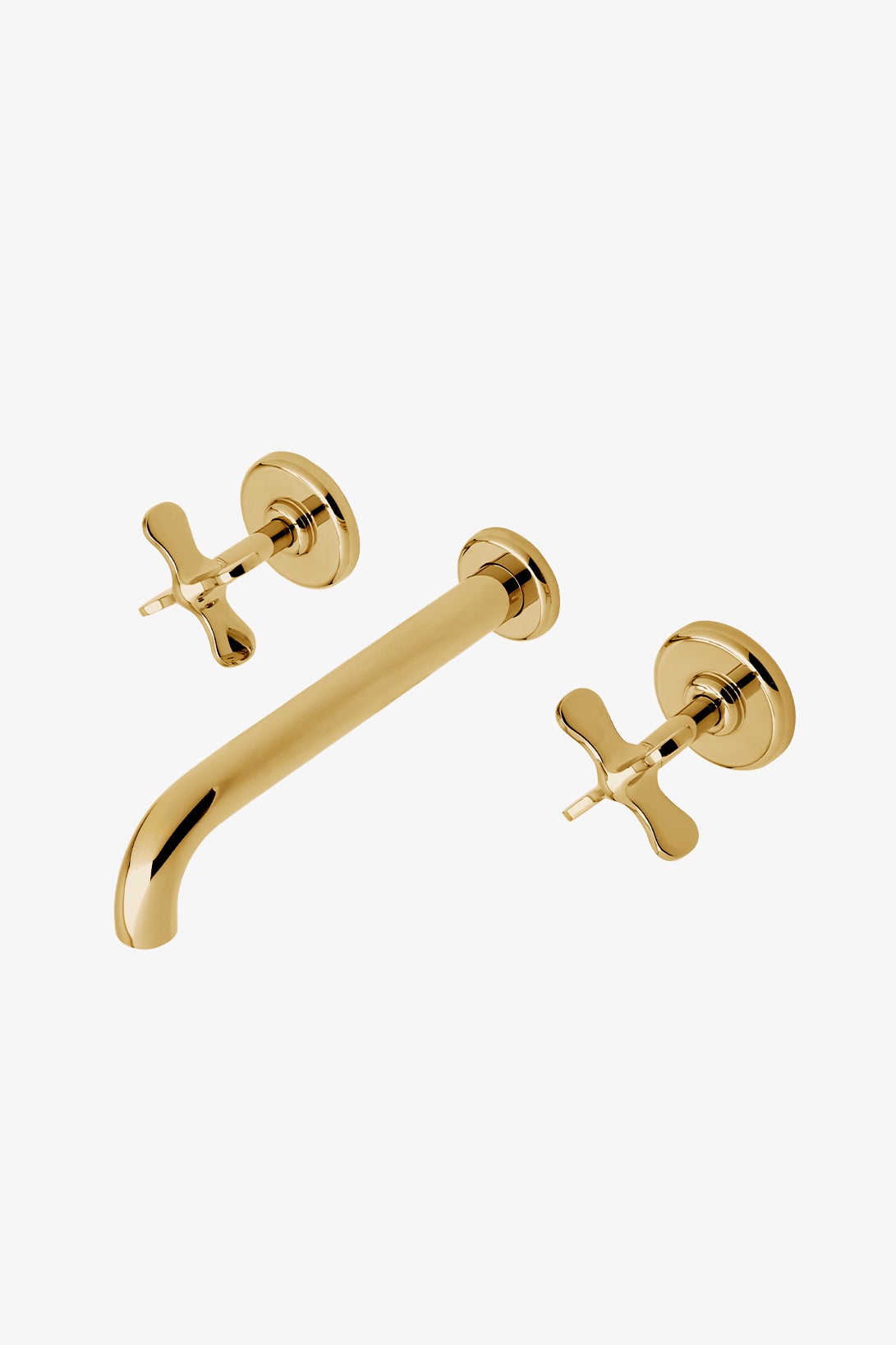 Ludlow Volta Wall Mounted Lavatory Faucet with Cross Handles