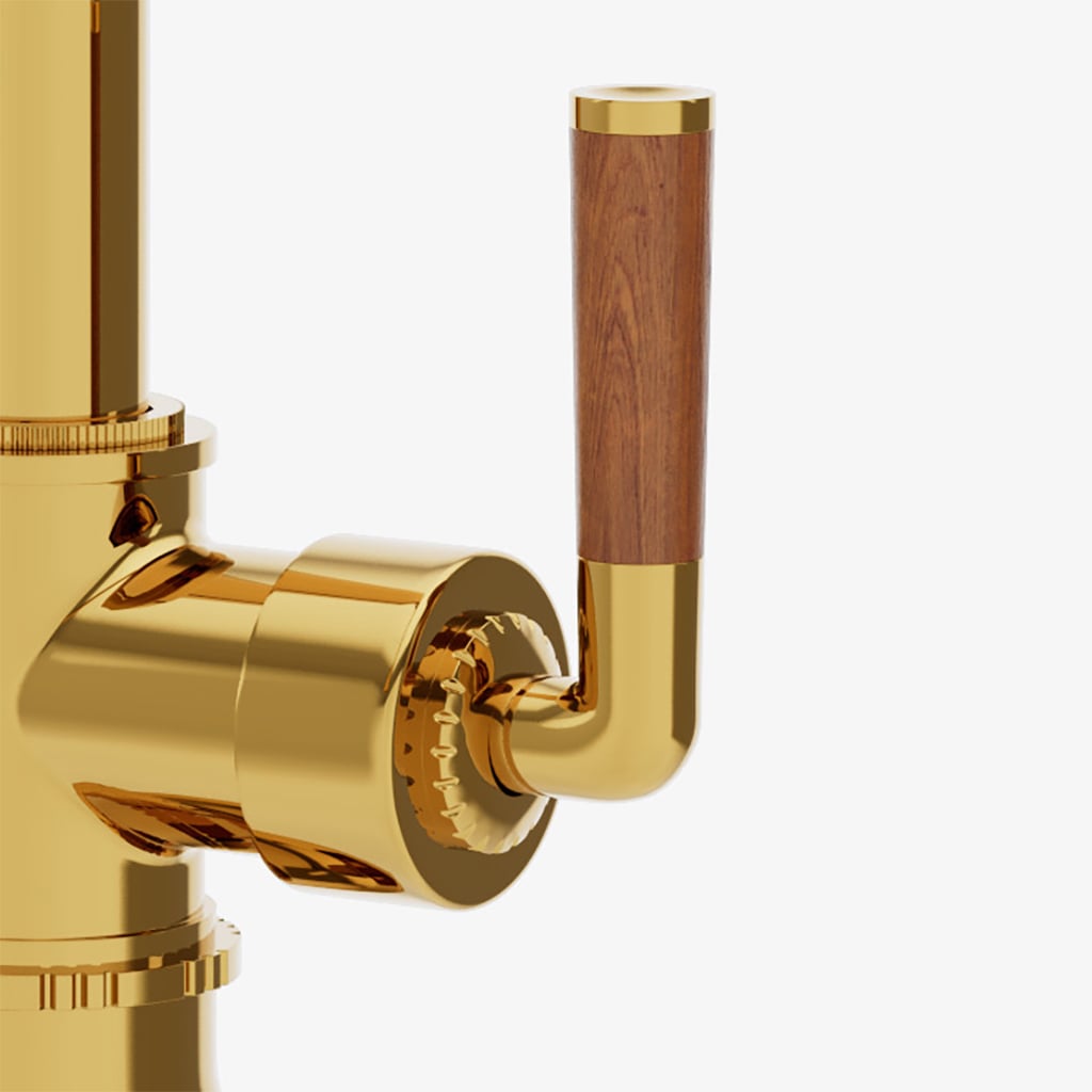 Henry Chronos Mid-Size Gooseneck Integrated Pull Spray Kitchen