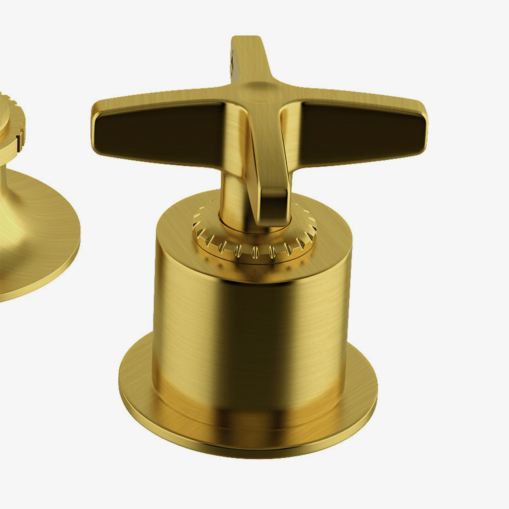Henry Chronos Gooseneck Lavatory Faucet with Cross Handles