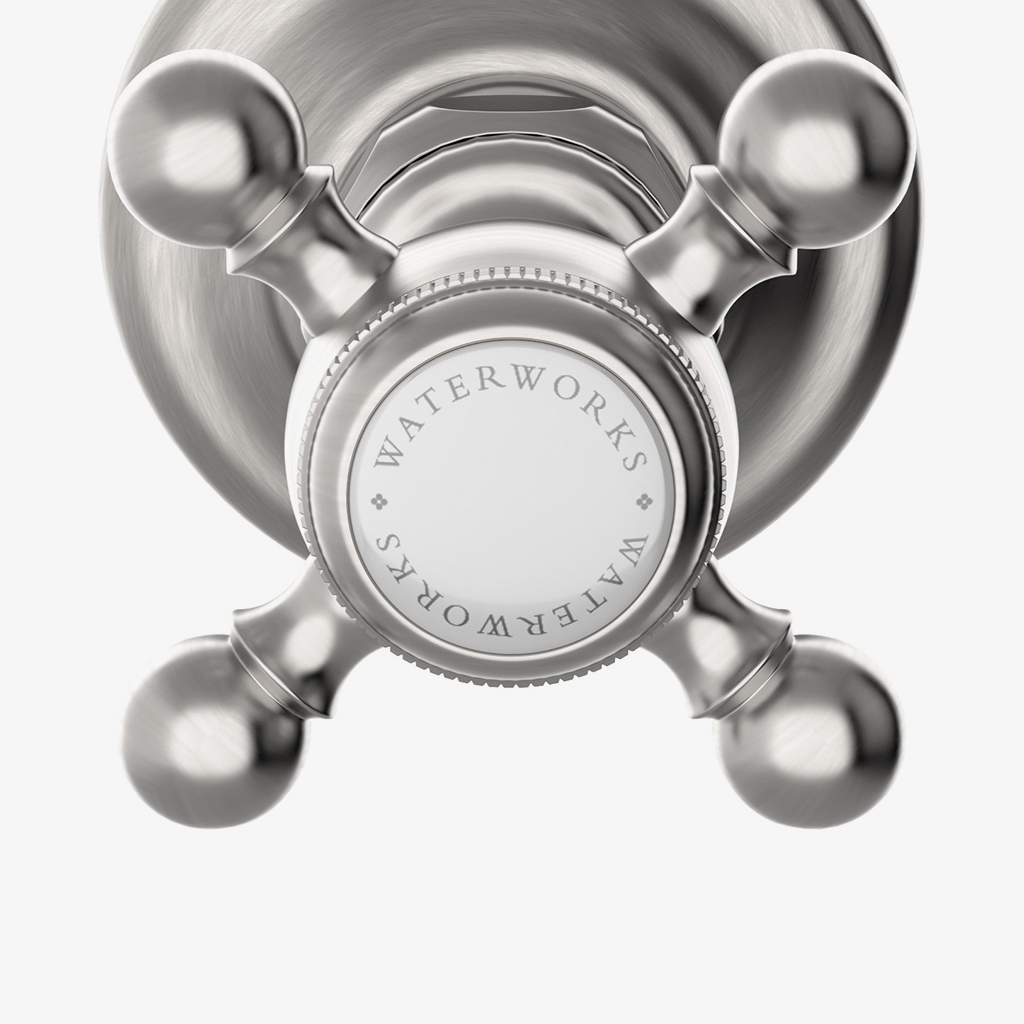 Discover Julia Volume Control Valve Trim with Metal Cross Handle