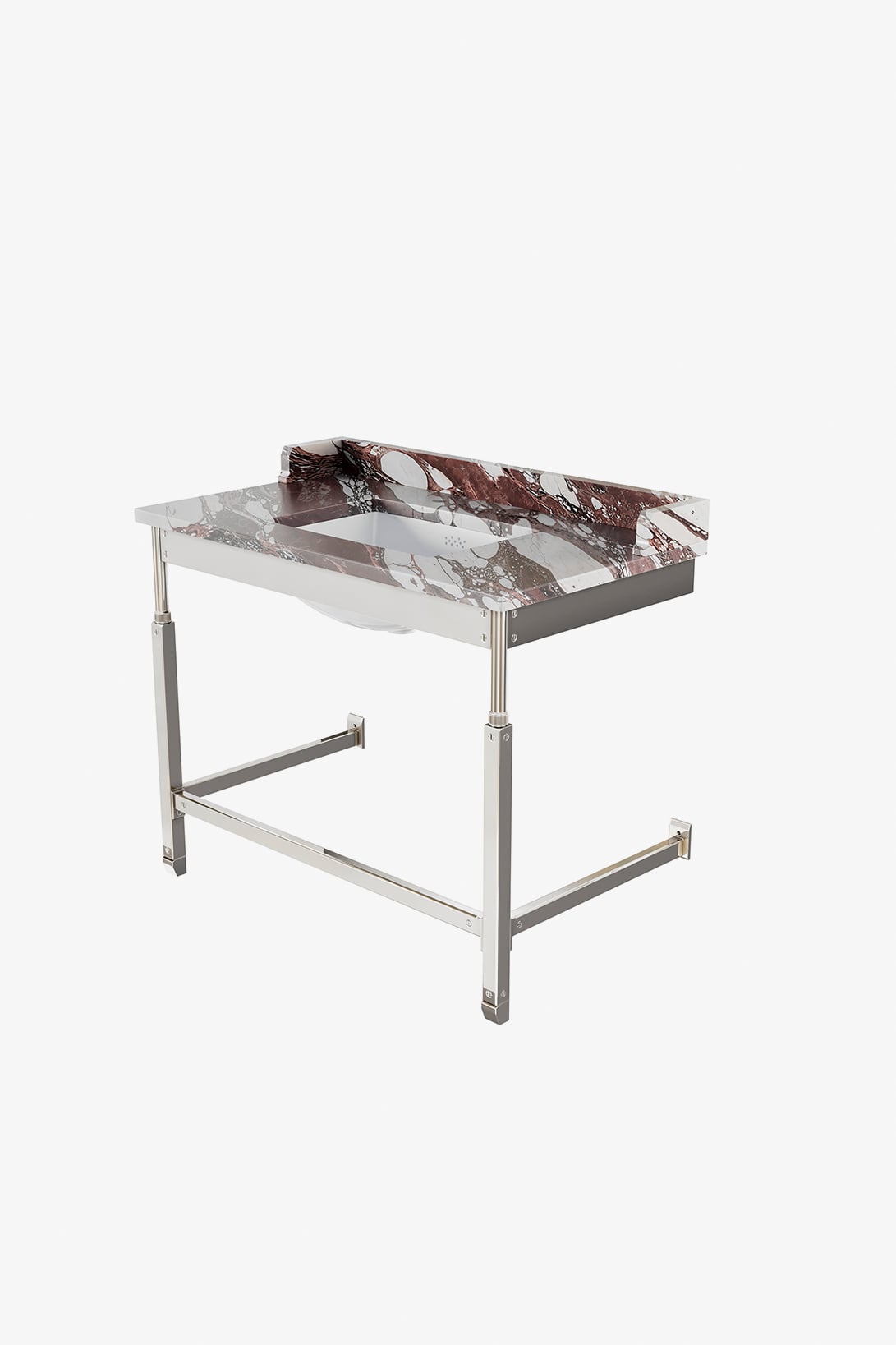 R.W. Atlas Metal Two Leg Single Washstand 40