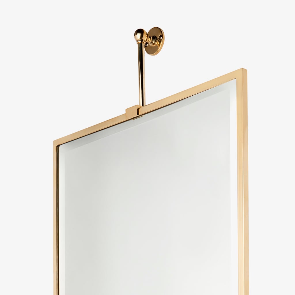 Discover Crystal Wall Mounted Rectangular Mirror on Bar 19 1/2