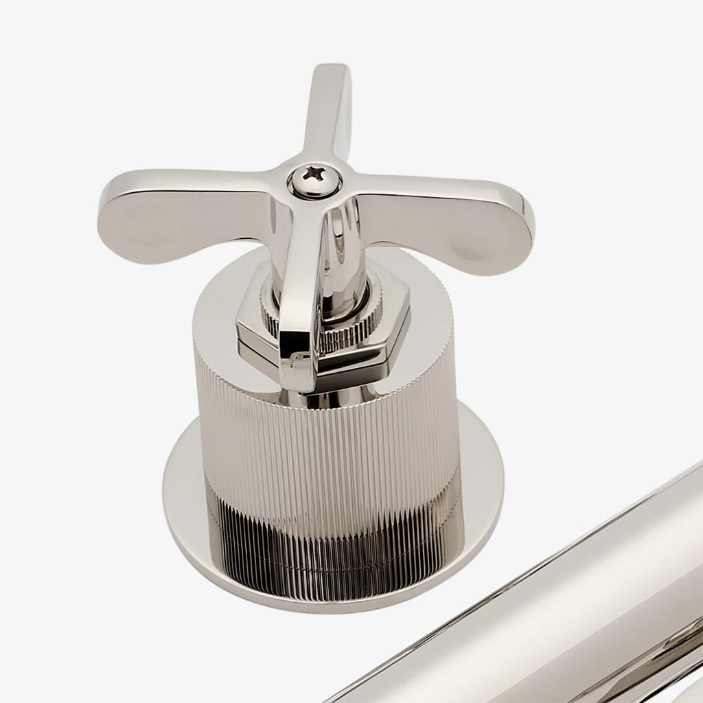 Henry Lavatory Faucet with Coin Edge Cross Handles